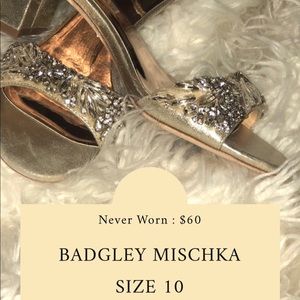 BRAND NEW NEVER WORN BADGLEY MISCHKA HOLIDAY SHOE